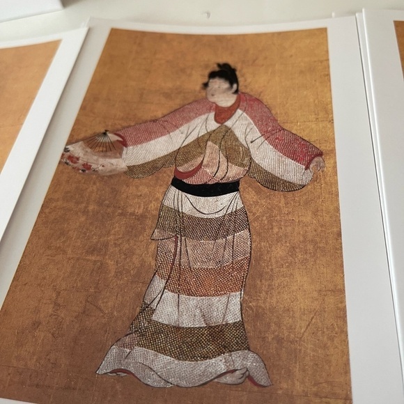 MFA Boston Japanese Dancers 20 note cards and 21 envelopes 5 different images - Picture 13 of 16